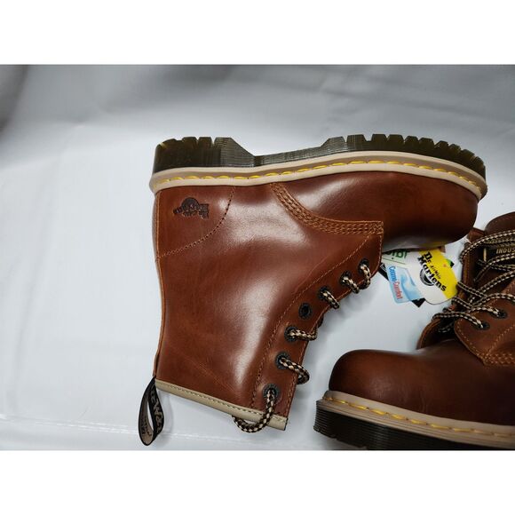 Dr. Martens Steel Toe Industrial Work Boots Men’s 8 / Women’s 9 Brown main image 11